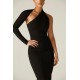 Shop Alieva Dasha Modern Dress (Black)