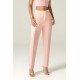 Shop Alieva Cleo Tailored Straight Pants (Soft Pink)