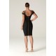 Shop Alieva Amare Bandage Dress (Black)