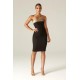 Shop Alieva Eli Strapless Corset dress (Black)