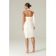 Shop Alieva Dasha Modern Dress (Off White)