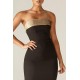 Shop Alieva Eli Strapless Corset dress (Black)