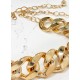 Shop Alieva Tonia Chain Belt (Gold)