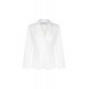 Shop Alieva Rocio Tailored Blazer (Off White)