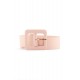 Shop Alieva Jice Fabric Belt (Soft Pink)